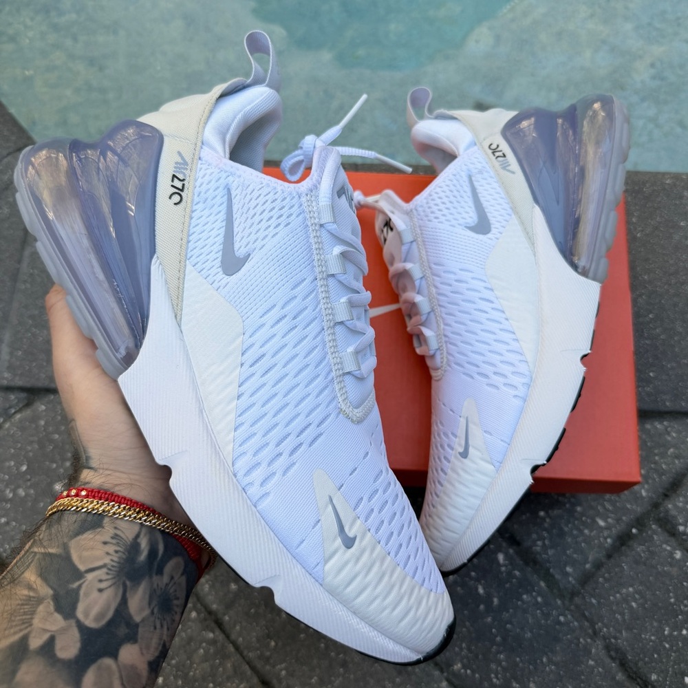 NIKE AIR MAX 270 WHITE PURPLE 12W